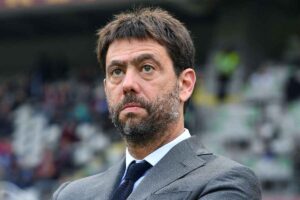 Andrea Agnelli in primo piano