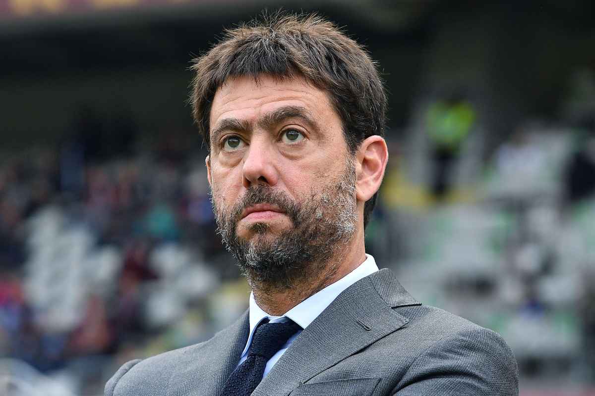 Andrea Agnelli in primo piano