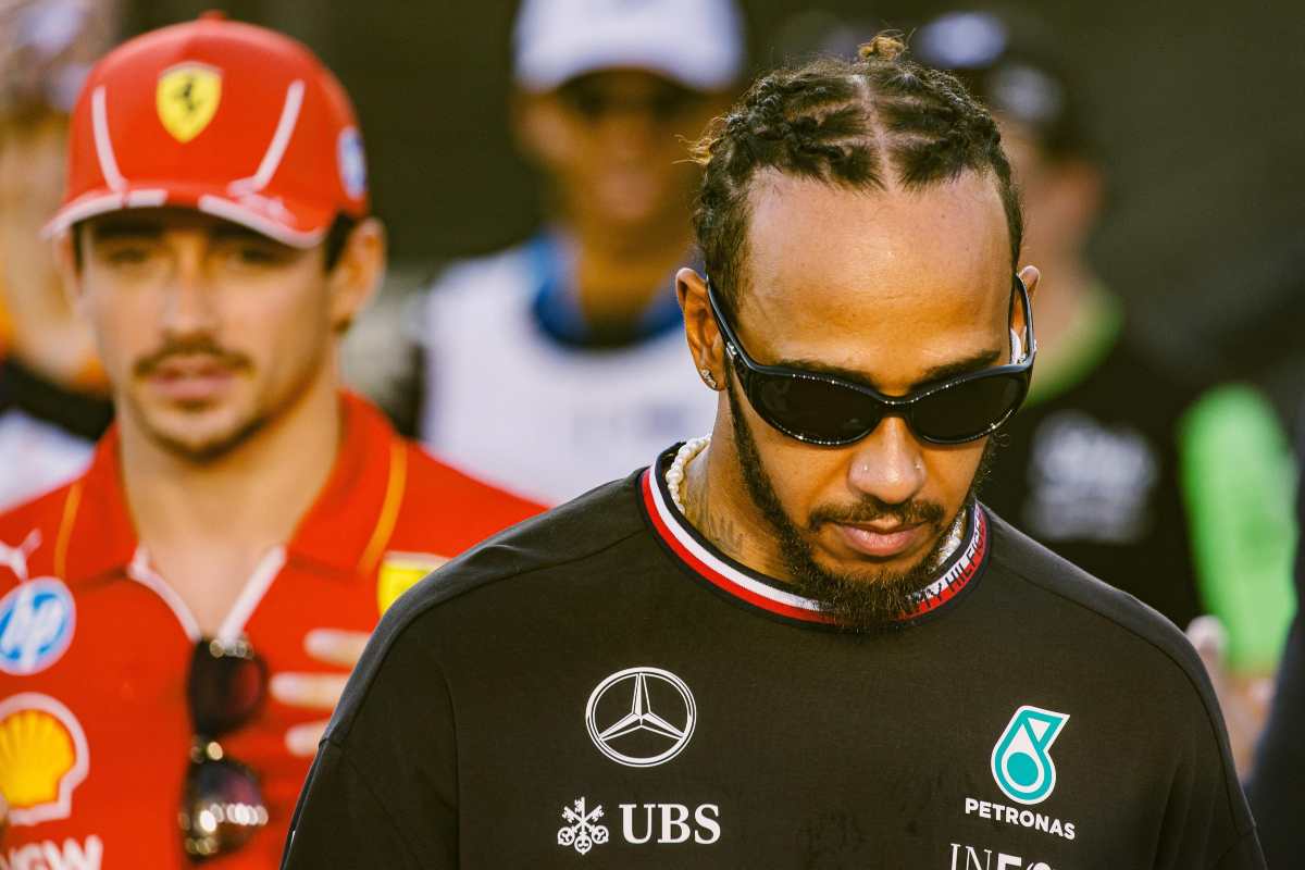 Charles Leclerc e Lewis Hamilton