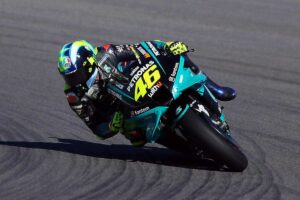 Valentino Rossi in pista