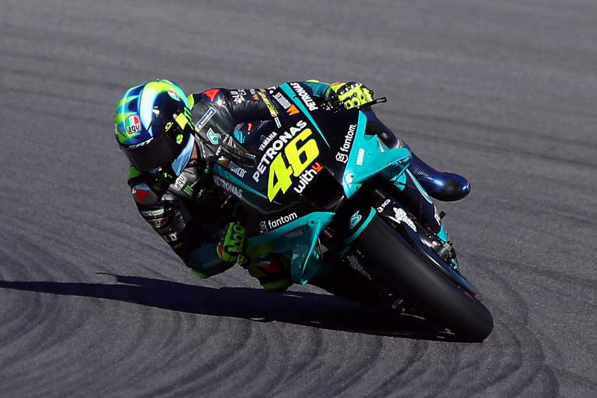 Valentino Rossi in pista